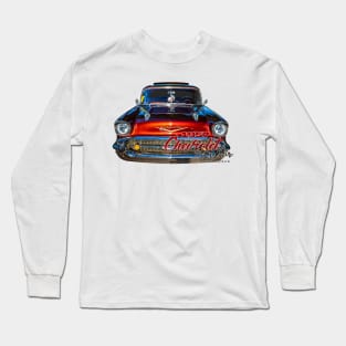 1957 Chevrolet Bel Air 2 Door Sedan Long Sleeve T-Shirt